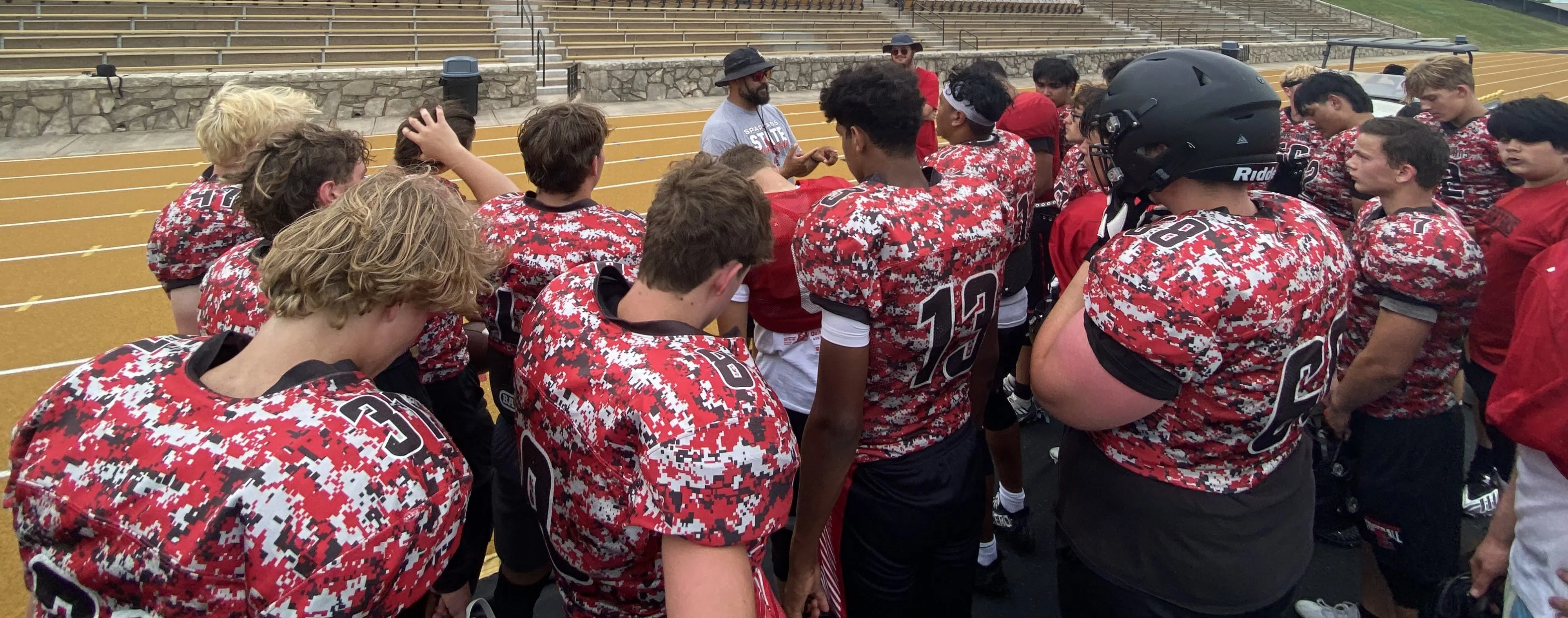 Emporia High football participates in Emporia State Team Camp