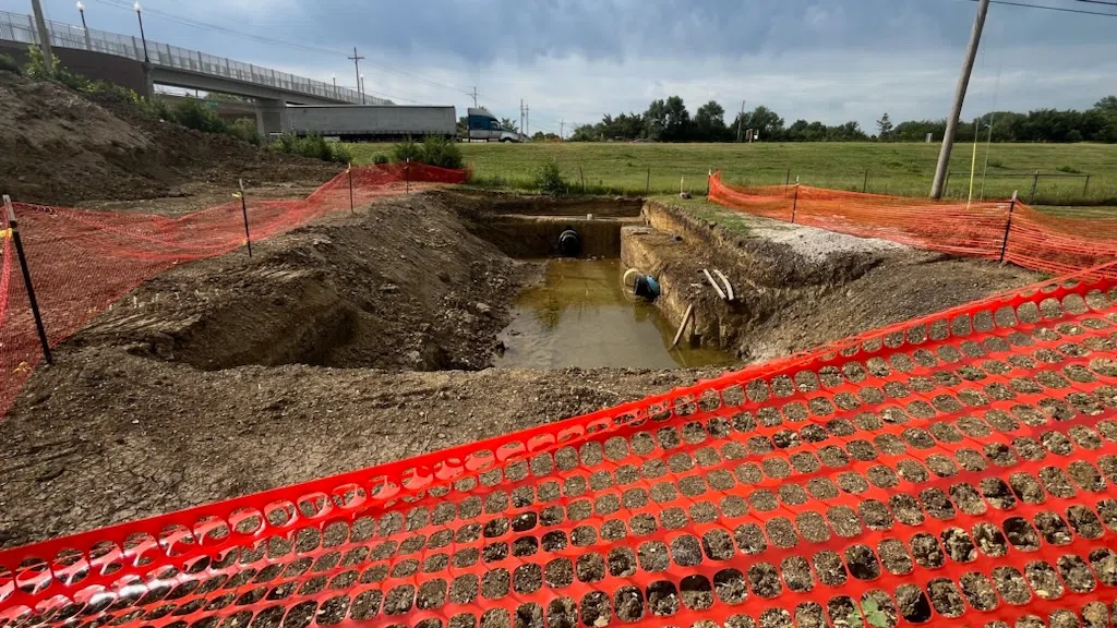 24th and Prairie waterline, Road F paving projects progressing well