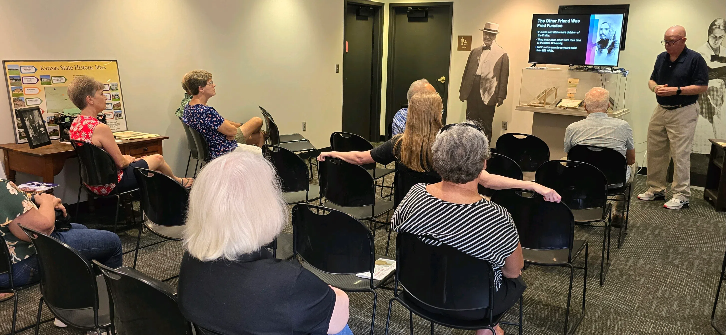 A general, a President and a journalist: Historian discusses exploits of Theodore Roosevelt, Frederick Funston and connection to William Allen White during Sundays at the Site presentation