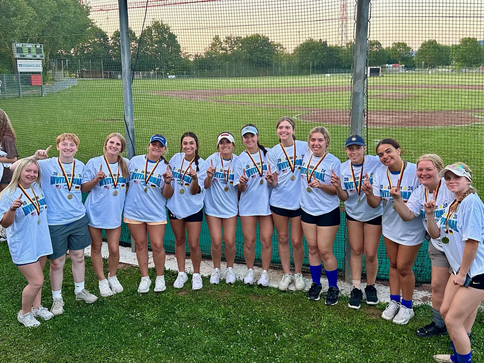 Hartford senior Tobye Sull brings home gold medal playing softball for America's Team in Germany