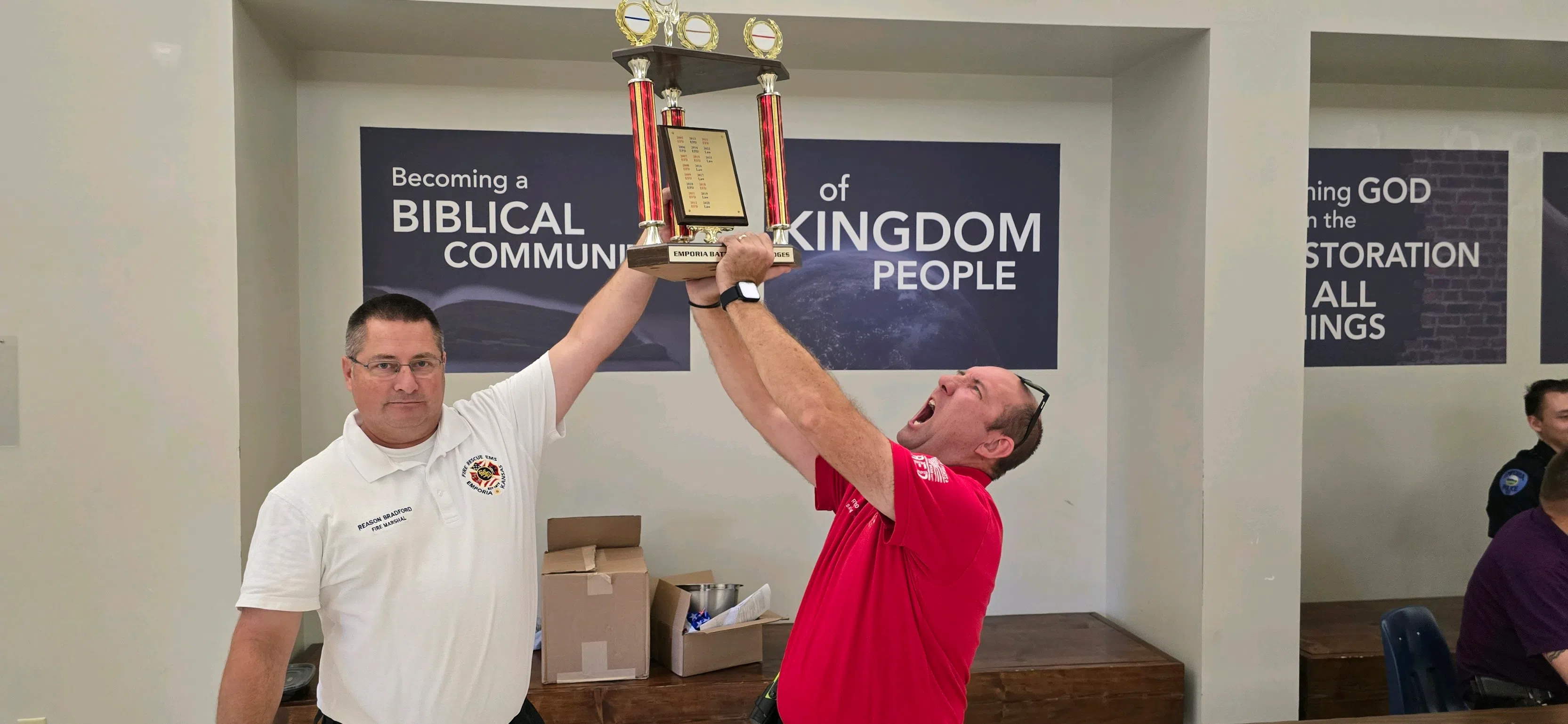 Fire and EMS crowned 2024 Battle of the Badges champions; 199 units collected over course of three day blood drive