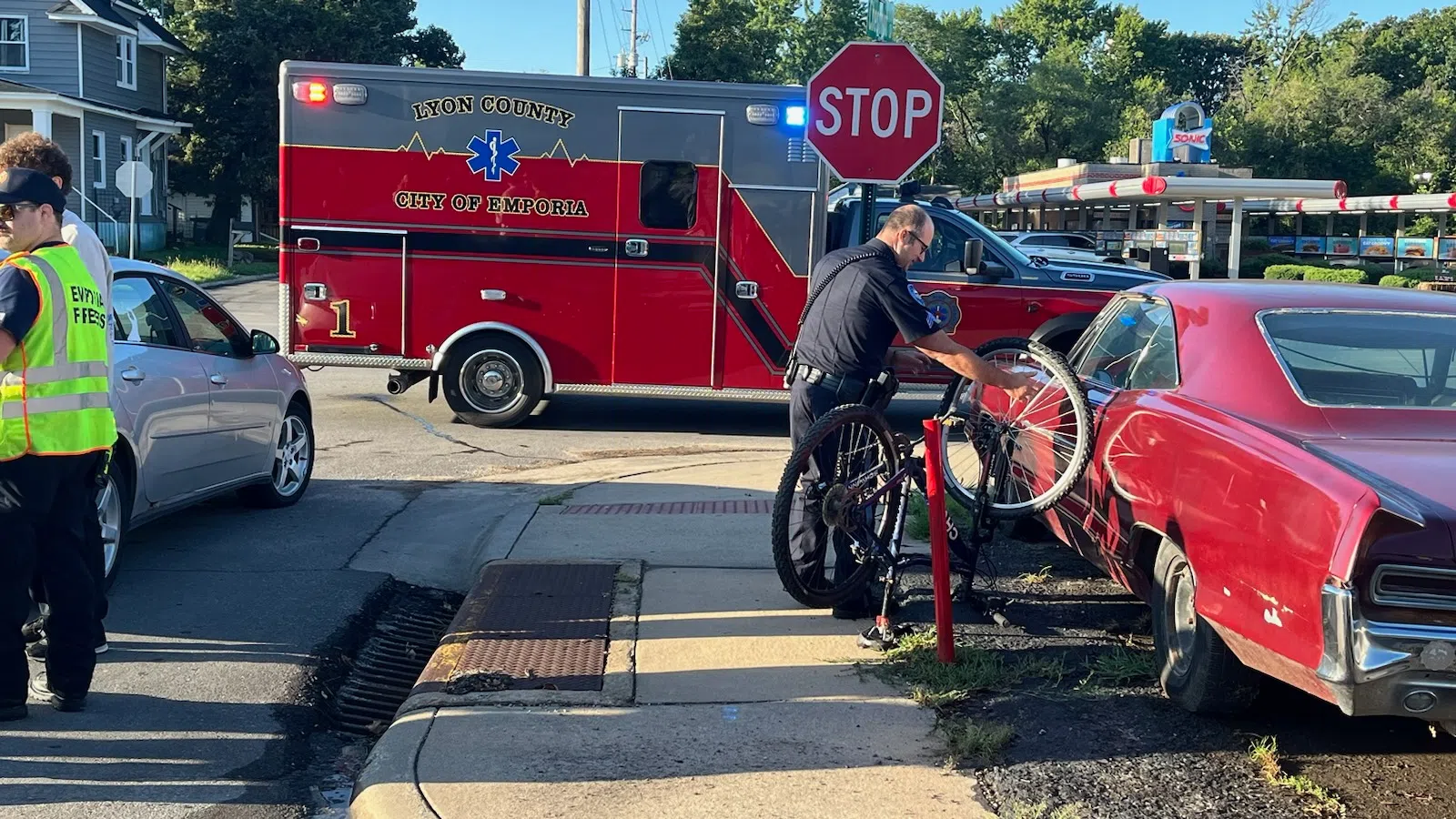 One to Newman following vehicle cyclist collision in Emporia Thursday