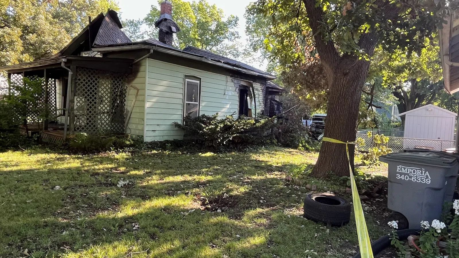 UPDATE: Investigation underway following destructive structure fire in south Emporia Wednesday morning