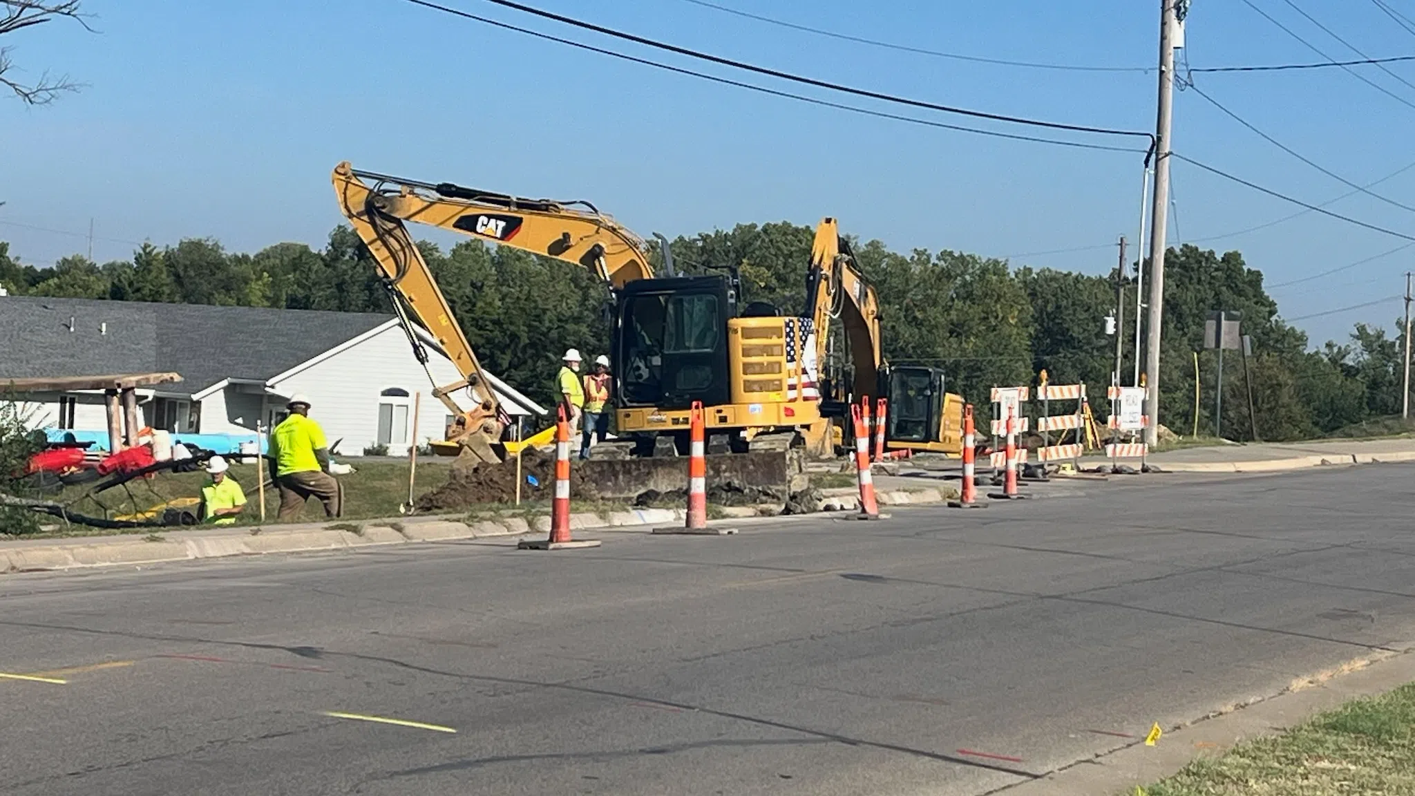 Latest round of traffic adjustments in effect for 24th and Prairie waterline project; 1200 block of Prairie still closed after Monday's pipe failure