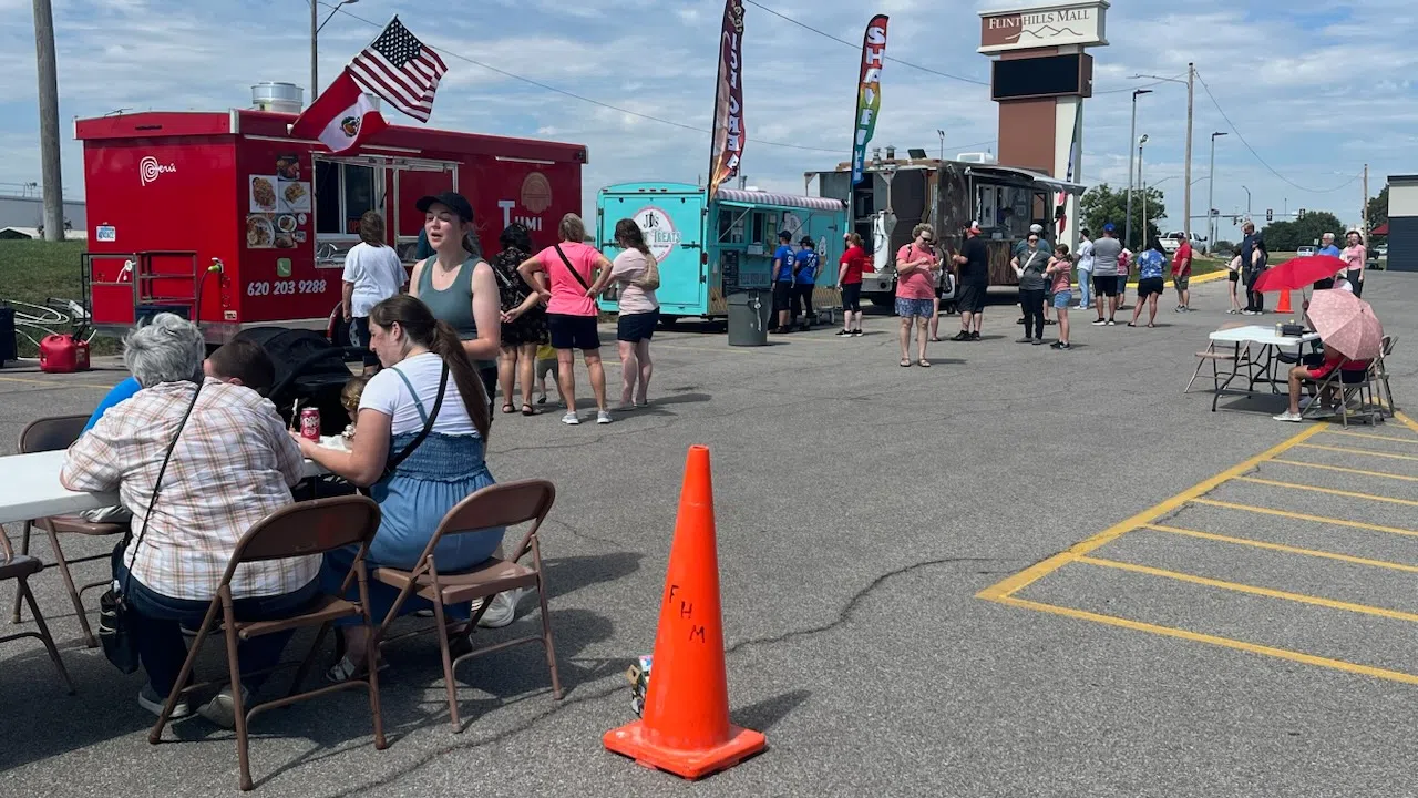 Bellies, mall parking lot for Food-a-Palooza