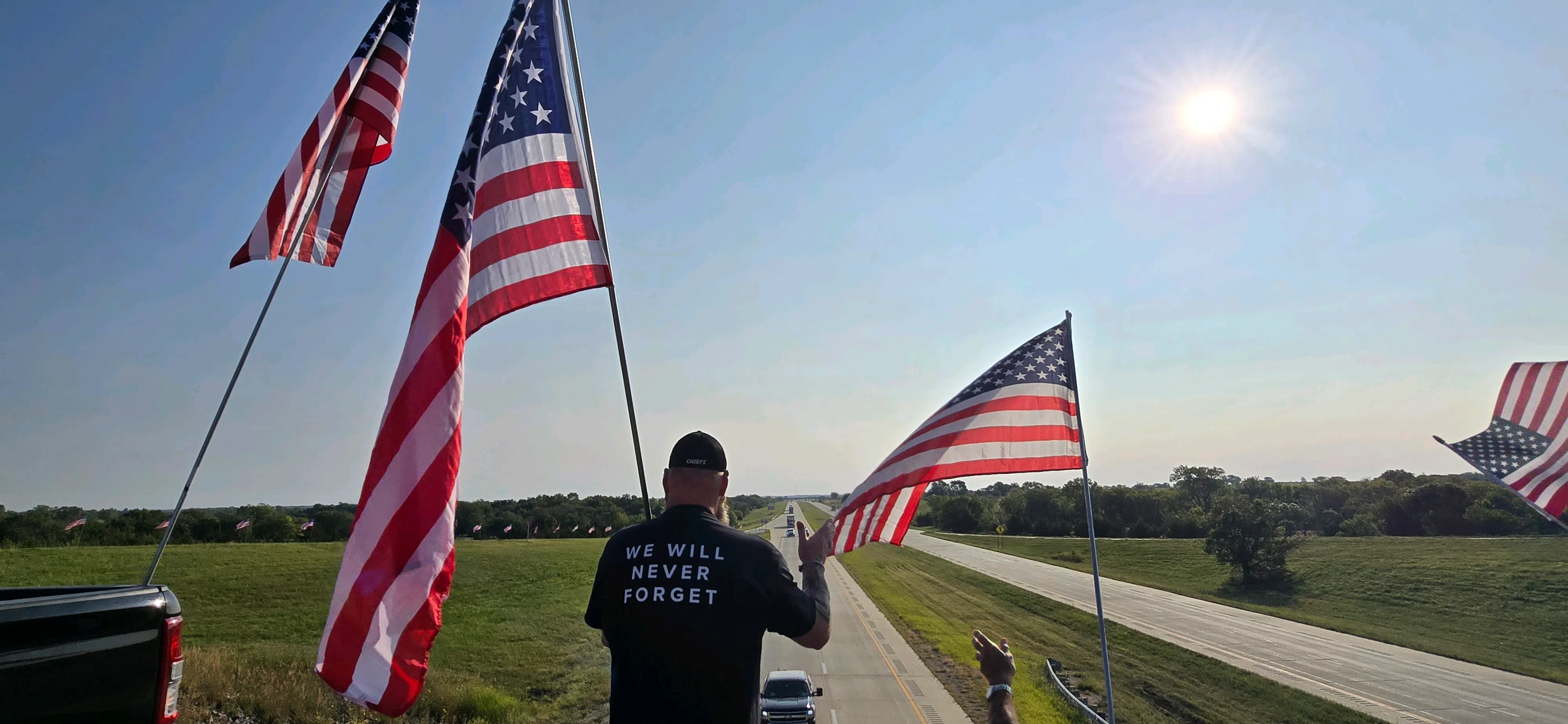 'Be the people we were on 9/12;' Organizers and participants of Random Acts of Patriotism speak to the importance of unity, patriotism and remembrance during 22nd annual event commemorating 23rd anniversary of 9/11 terror attacks