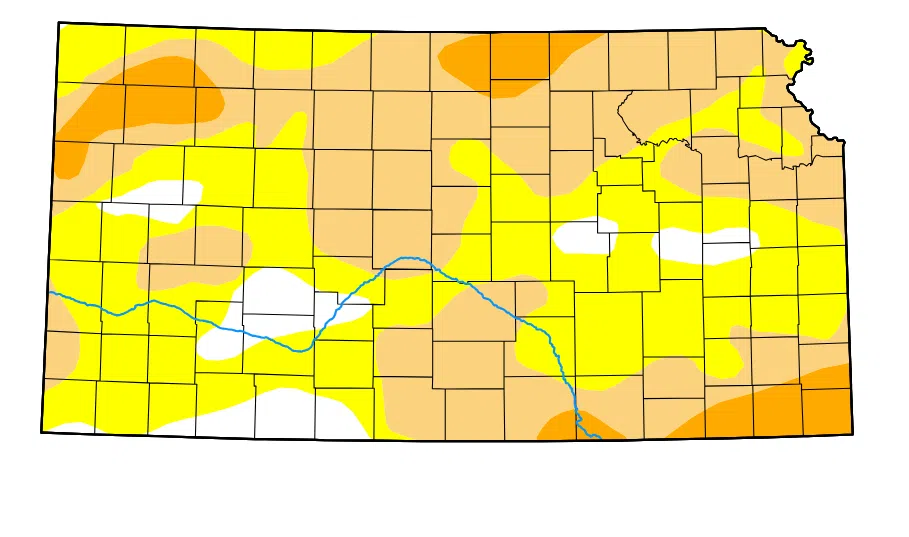 Dry conditions expected for at least a week; low-level drought expands slightly