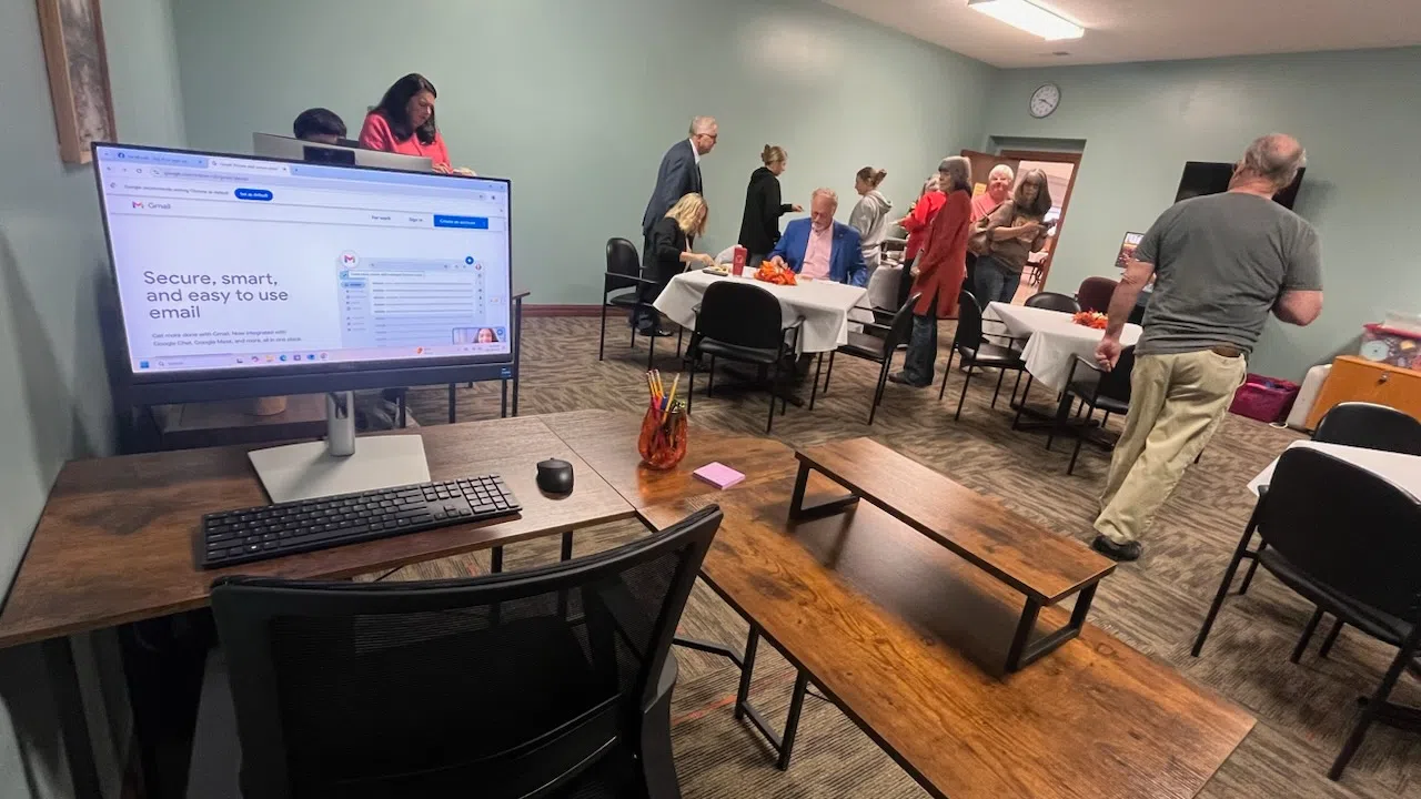 ESU's CyROC donates computers to Emporia Senior Center