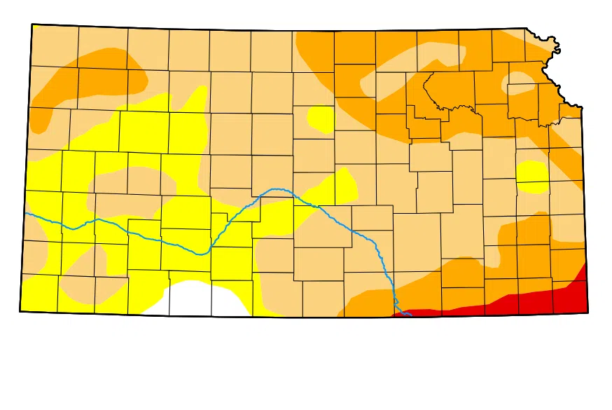 Moderate drought now blankets entire KVOE listening area