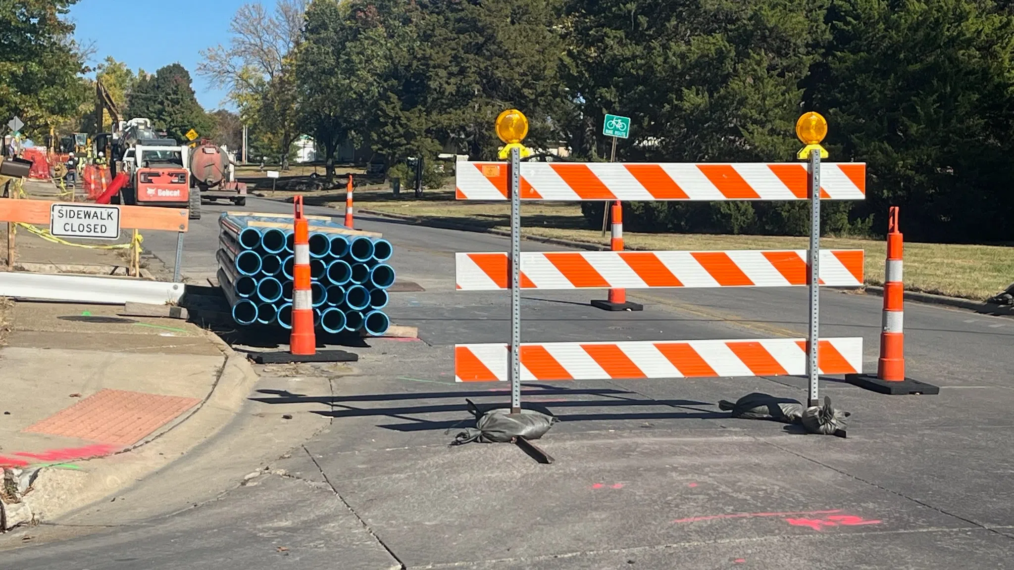 Numerous traffic adjustments ahead as 24th and Prairie waterline project continues