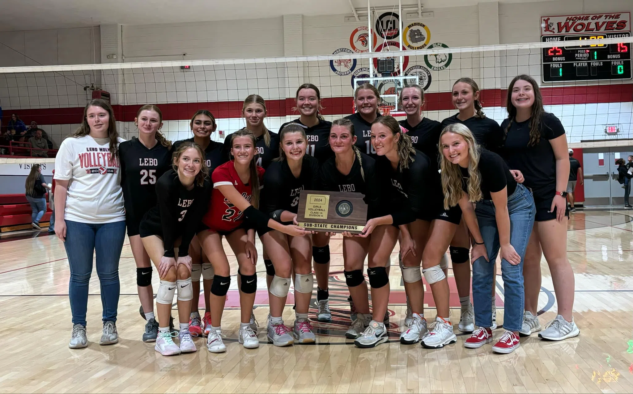 Lebo volleyball defeats MdCV in Sub-State final to advance to 1A-Division II State Tournament