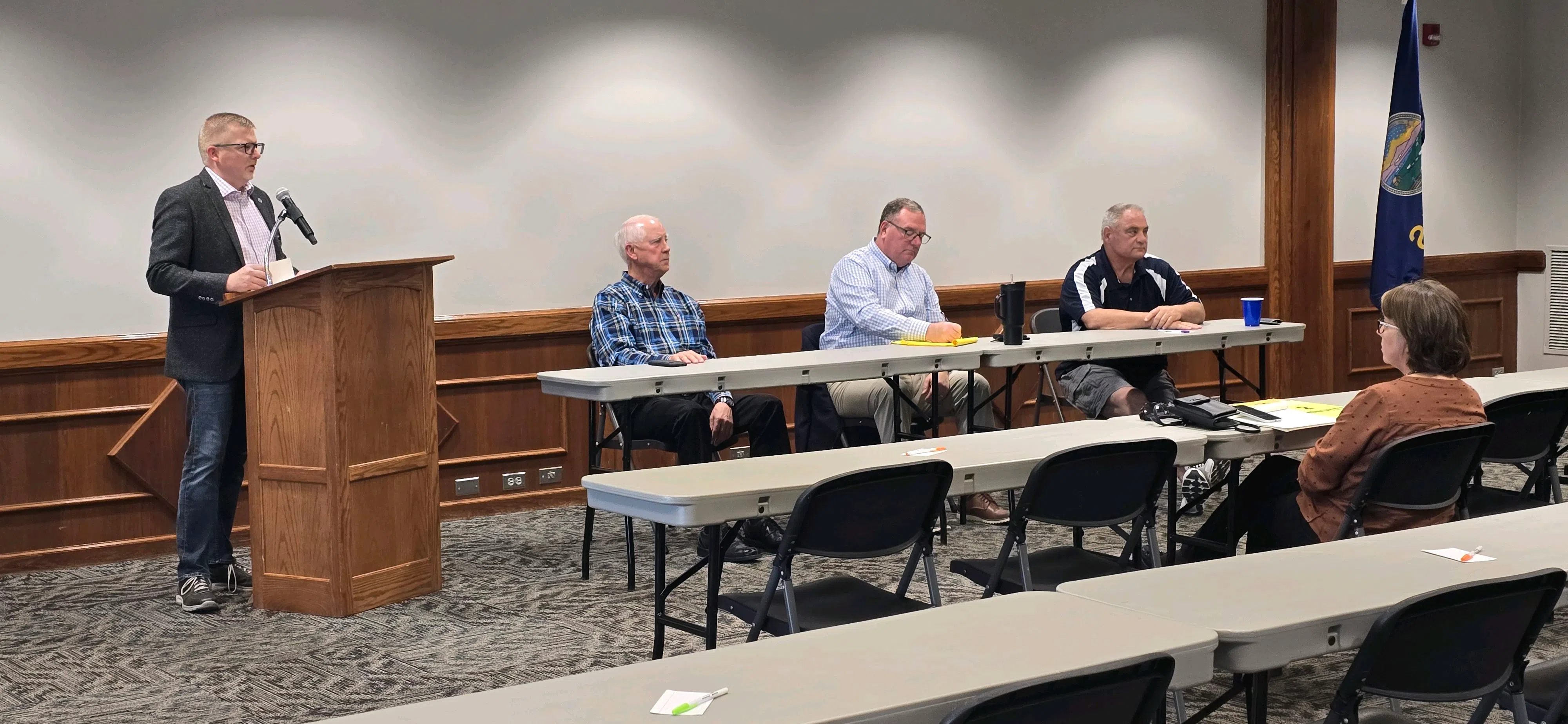 Local voters turnout to Flint Hills Technical College Tuesday to engage with Lyon County Commission candidates ahead of November general election