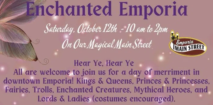 Enchantment awaits in downtown Emporia Saturday with inaugural Enchanted Emporia event