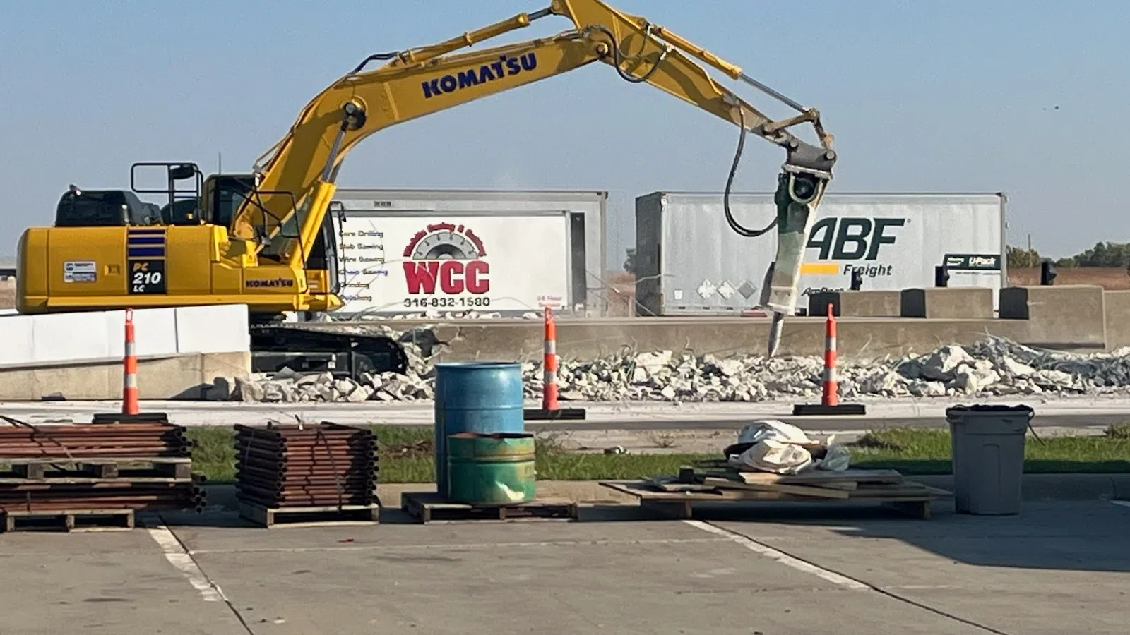 Emporia tollgate demolition project roughly halfway done