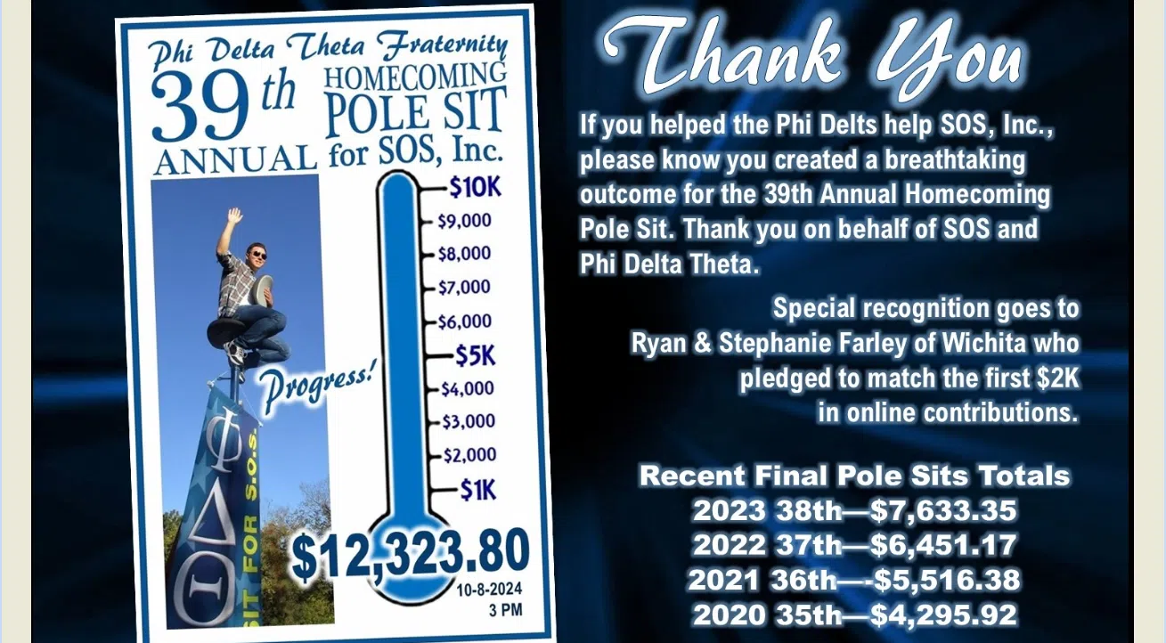 Pole Sit raises record amount for SOS