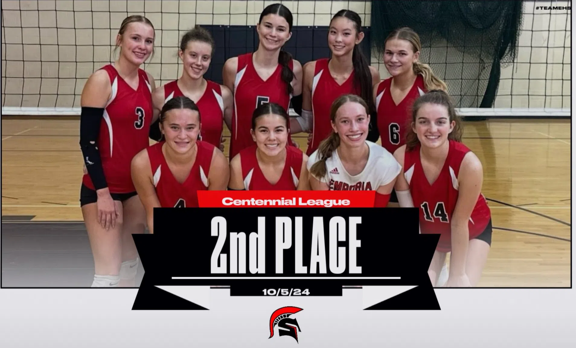 Emporia High volleyball takes 2nd at Centennial League Tournament