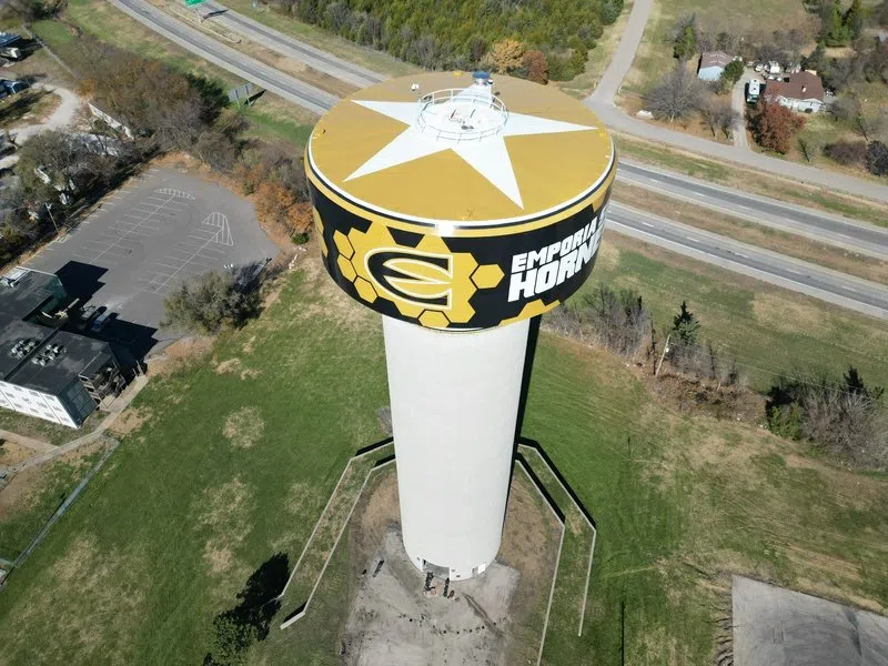 Emporia water tower gains Top-12 finish in Tank of the Year contest