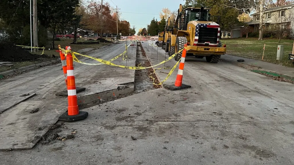 Traffic adjustments continue as 24th and Prairie waterline project edges south