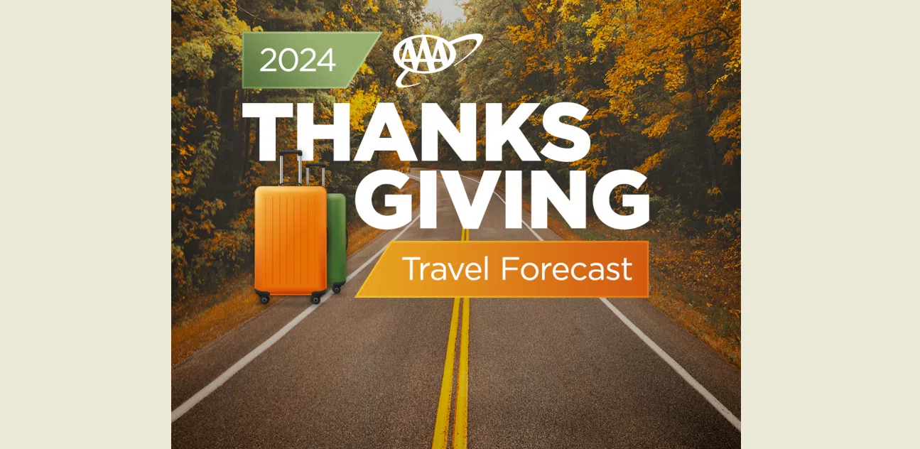 AAA: Thanksgiving travel to be up from last year