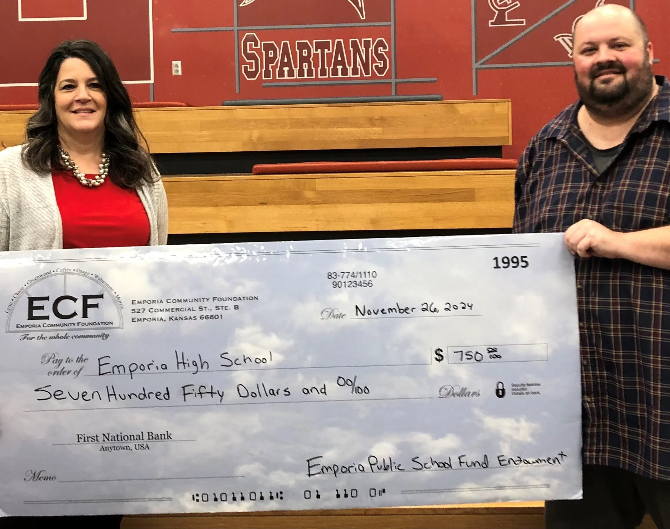 Emporia Community Foundation grants funds for Emporia High, Timmerman Elementary projects