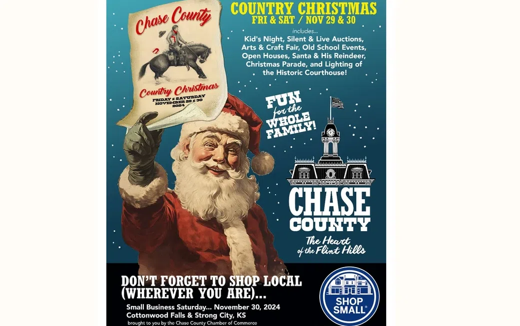 Chase County Country Christmas begins Friday