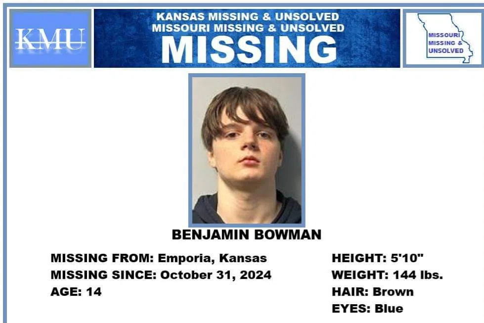 Information sought into whereabouts of missing Emporia teen