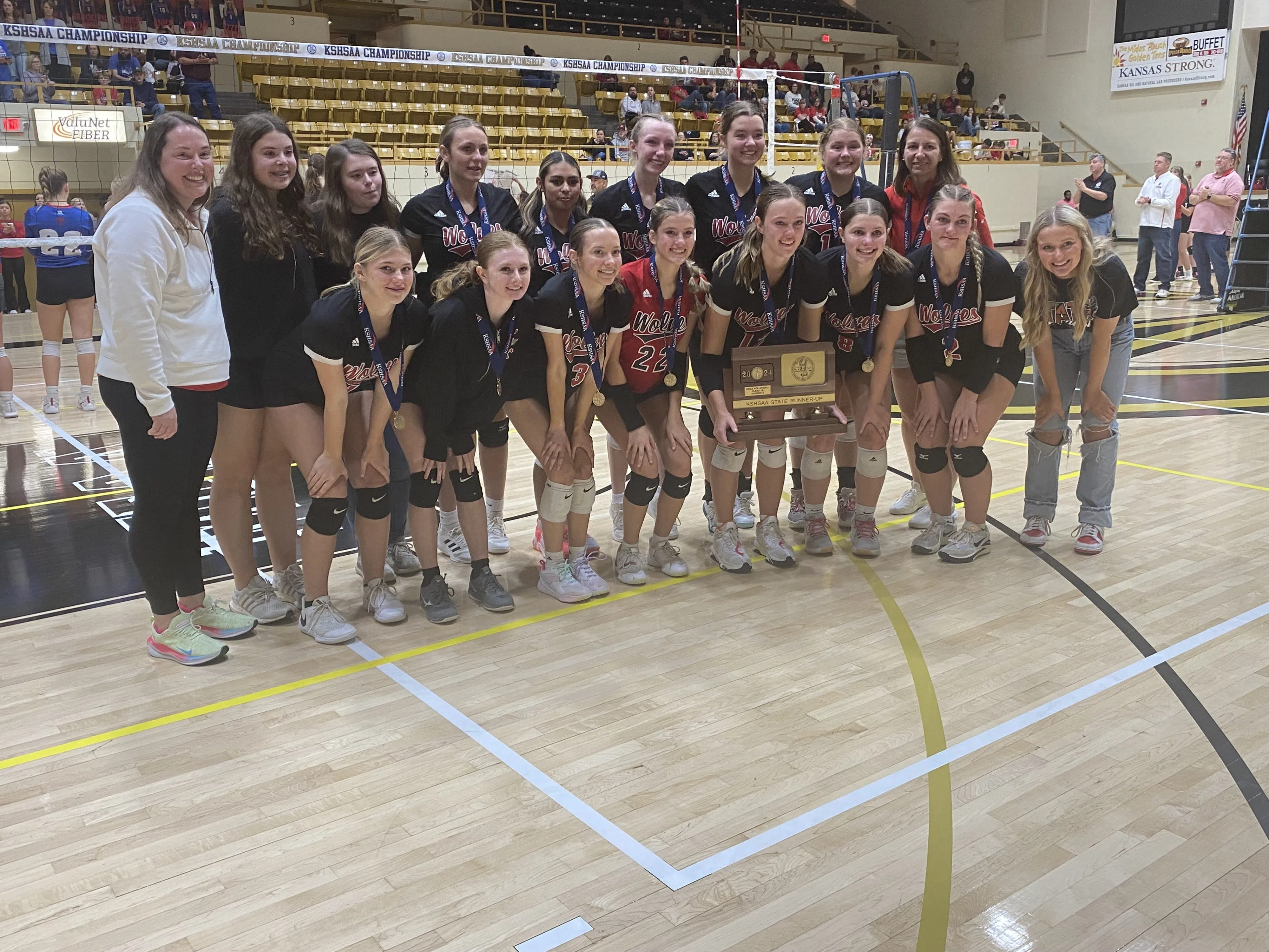 Lebo volleyball takes second in 1A-Division II State Volleyball Tournament