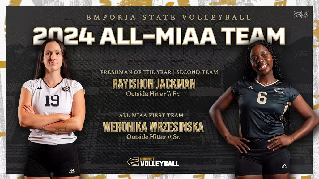 Jackman Named MIAA Volleyball Freshman of the Year for E-State; Wrzesinska on First Team