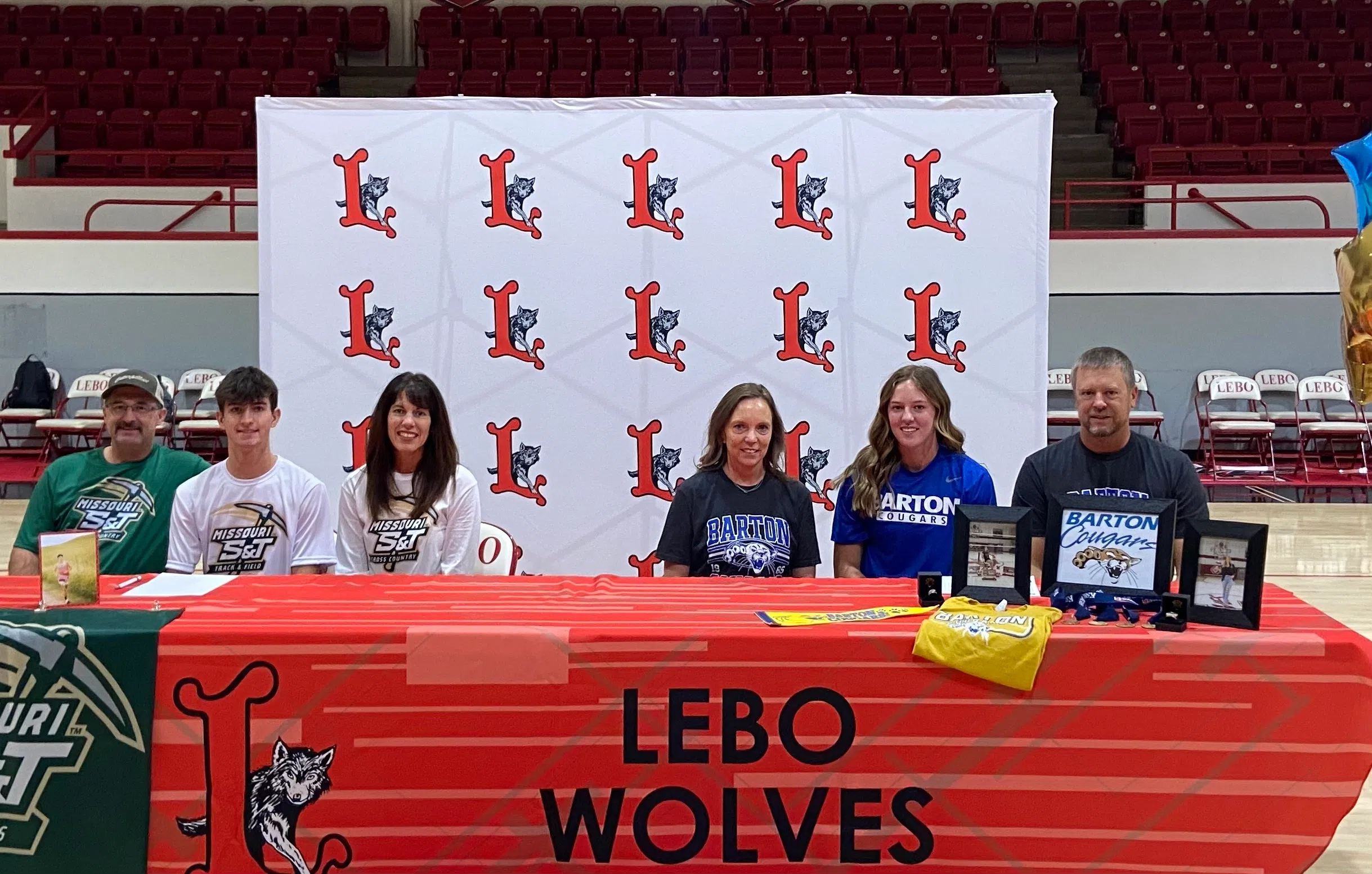 Lebo's Caleb Durst signs with Missouri S&T; Saige Hadley signs with Barton Community College