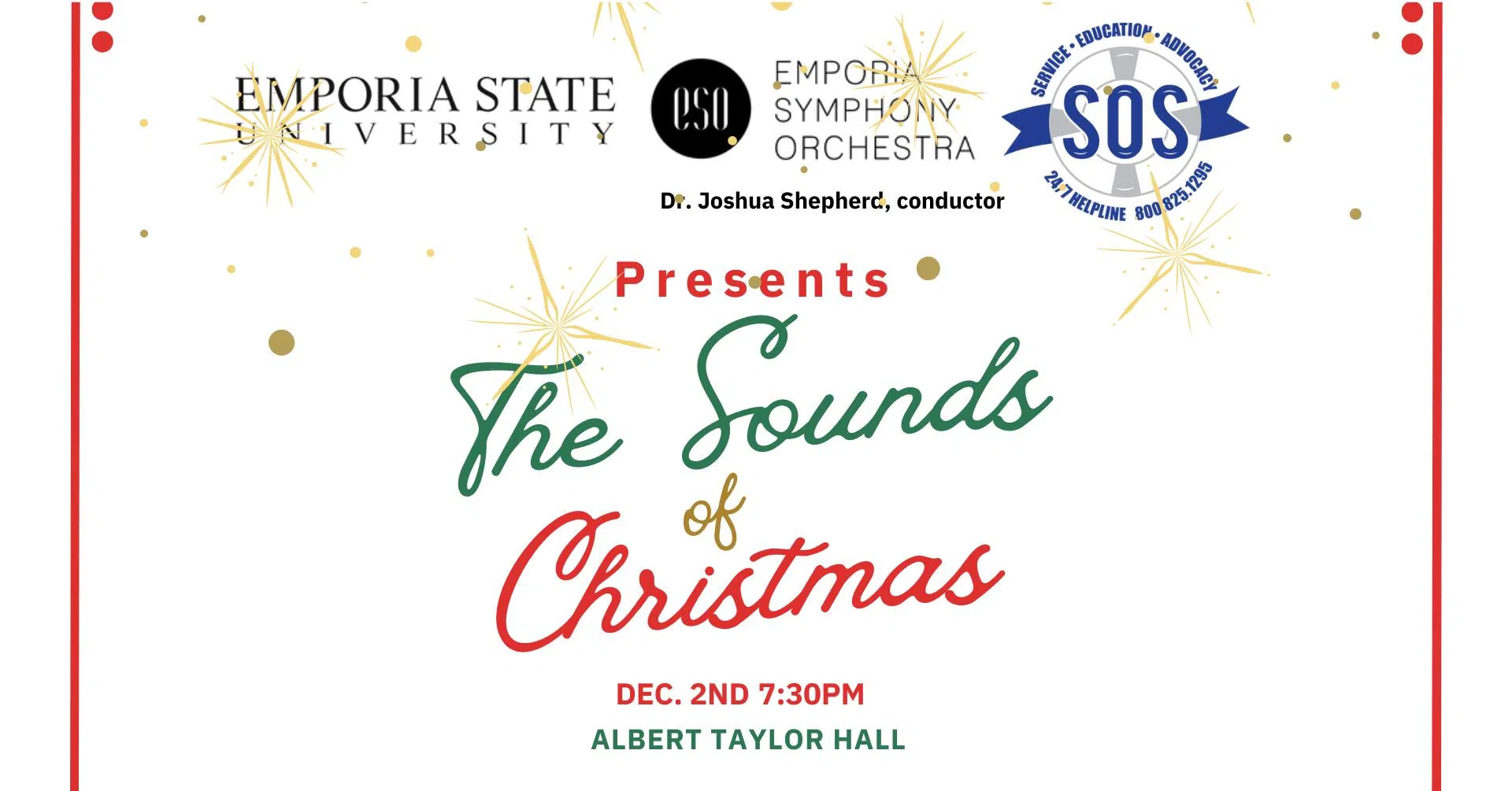 Sounds of Christmas concert coming Monday through Emporia Symphony Orchestra