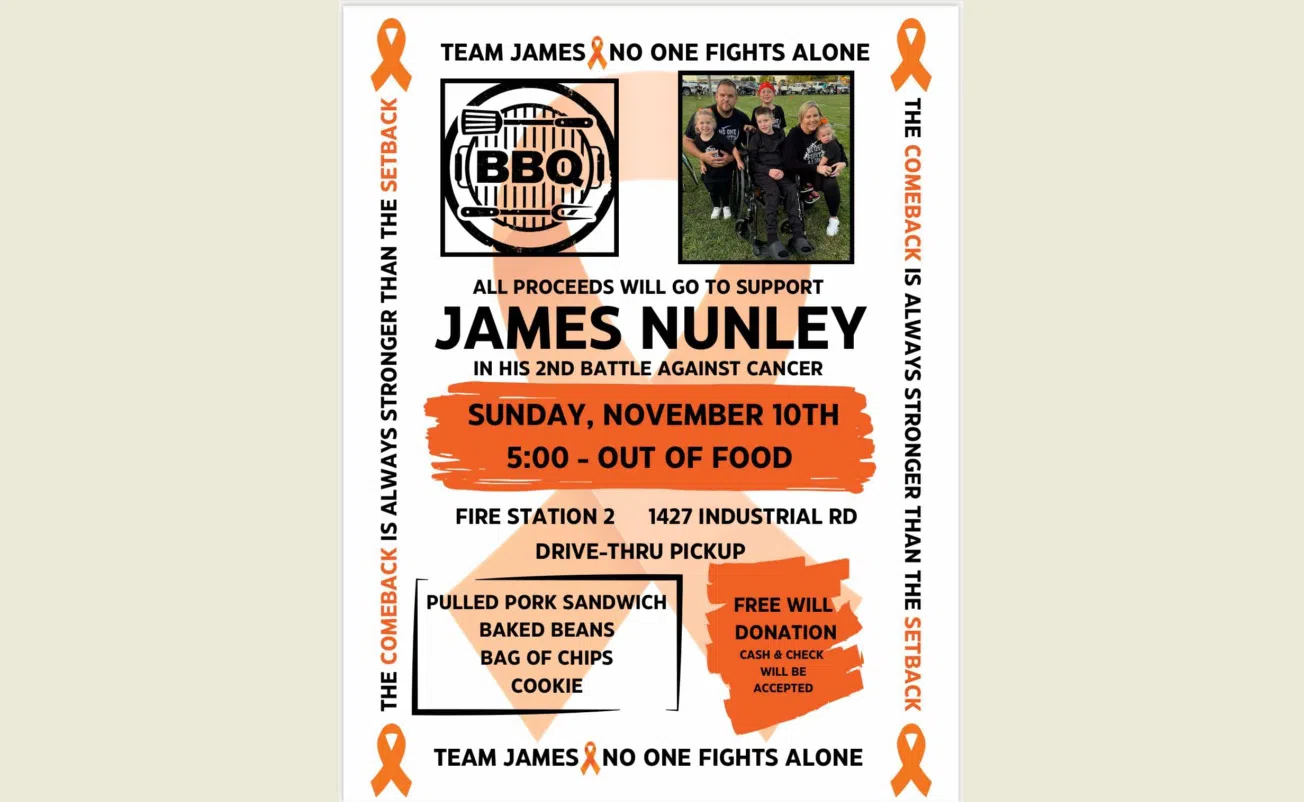 Rescheduled Team James fundraiser taking place Sunday