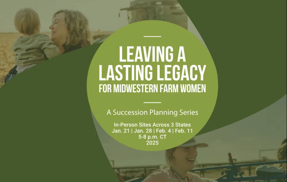 Registration underway for Leaving a Lasting Legacy seminar series