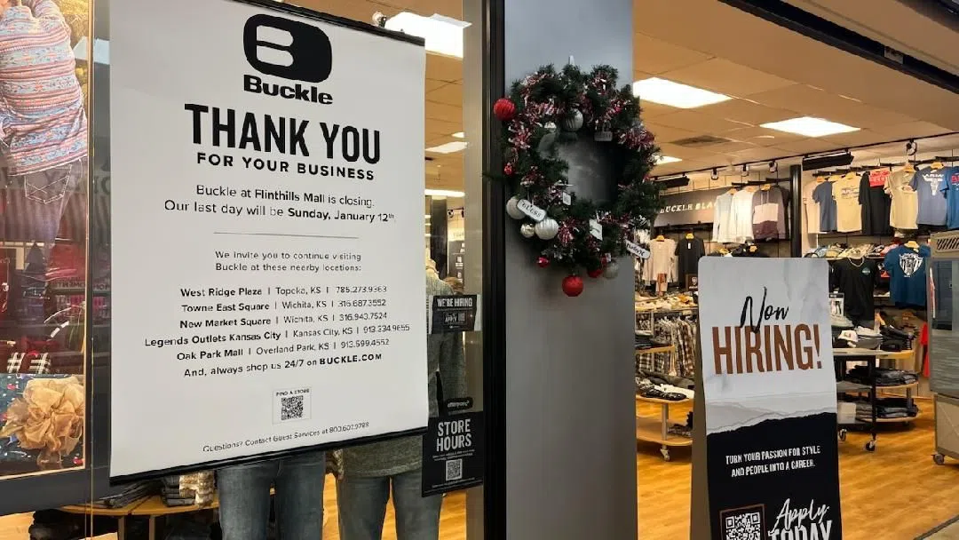 The Buckle announces plans to close store inside Flint Hills Mall effective January 12