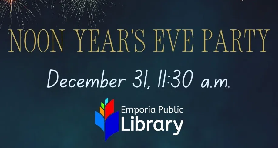 Emporia Public Library welcoming community to Noon-Year's Eve celebration Tuesday