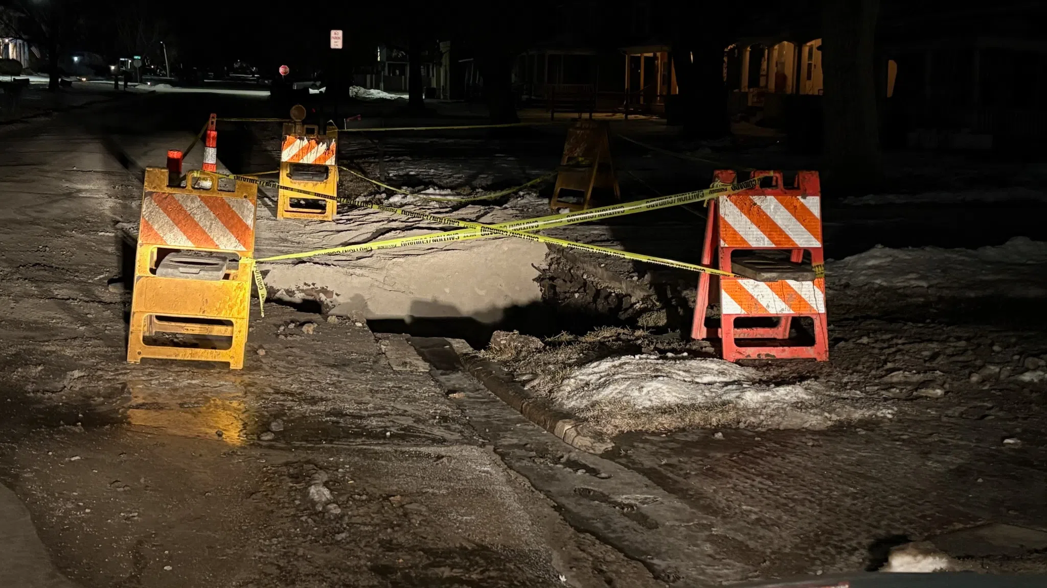 Underground Utilities handles water main break near downtown Emporia