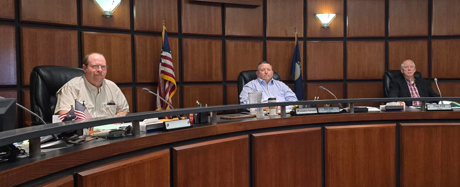 County Commissioners convening for weekly action meeting Thursday