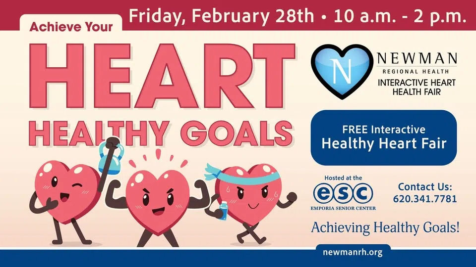 Newman Regional Health's first Heart Health Fair coming Friday to Emporia Senior Center