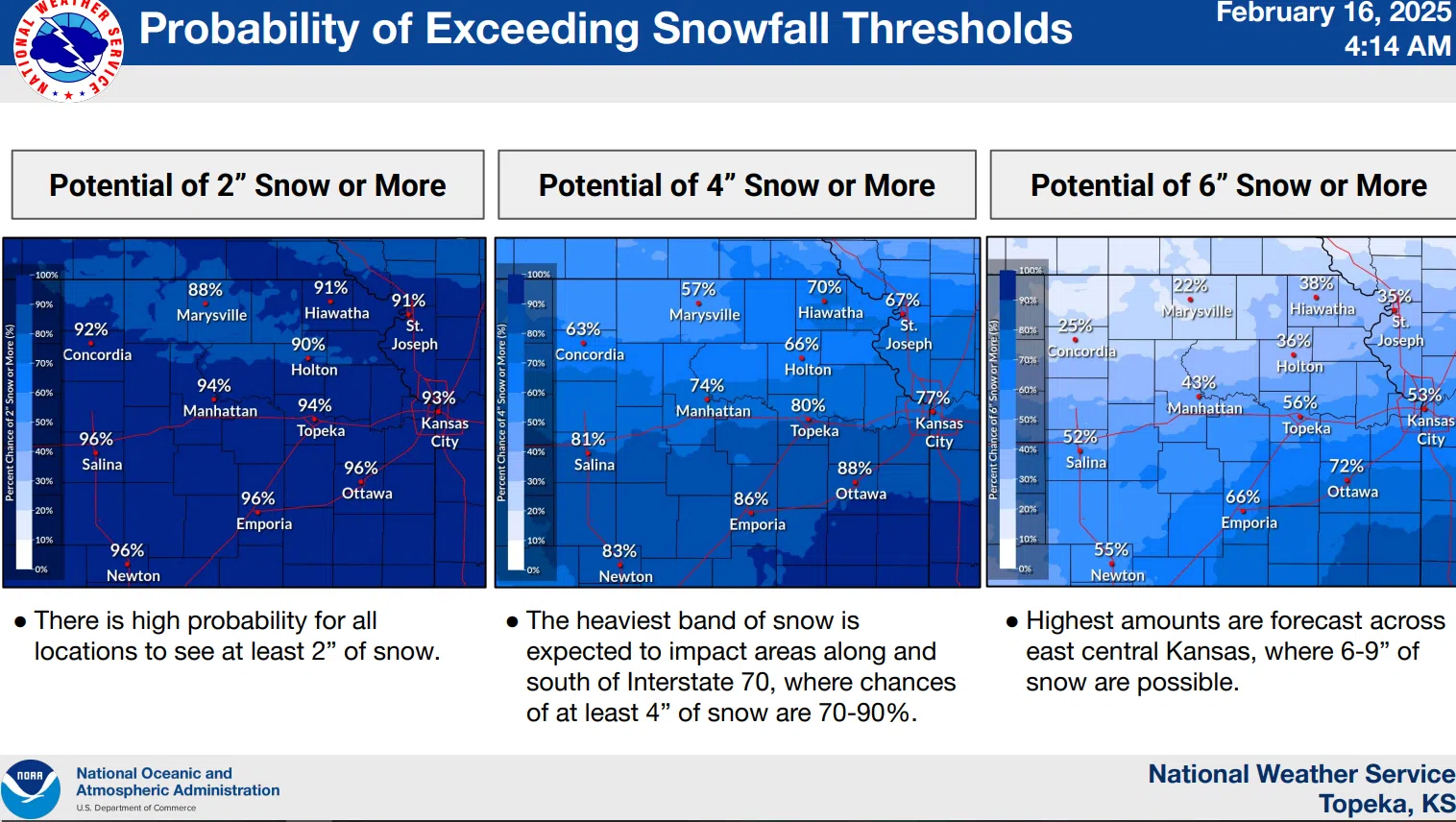 WEATHER: Winter storm watch expanded to include entire KVOE listening area with extreme cold warning now in place for much of the coming work week