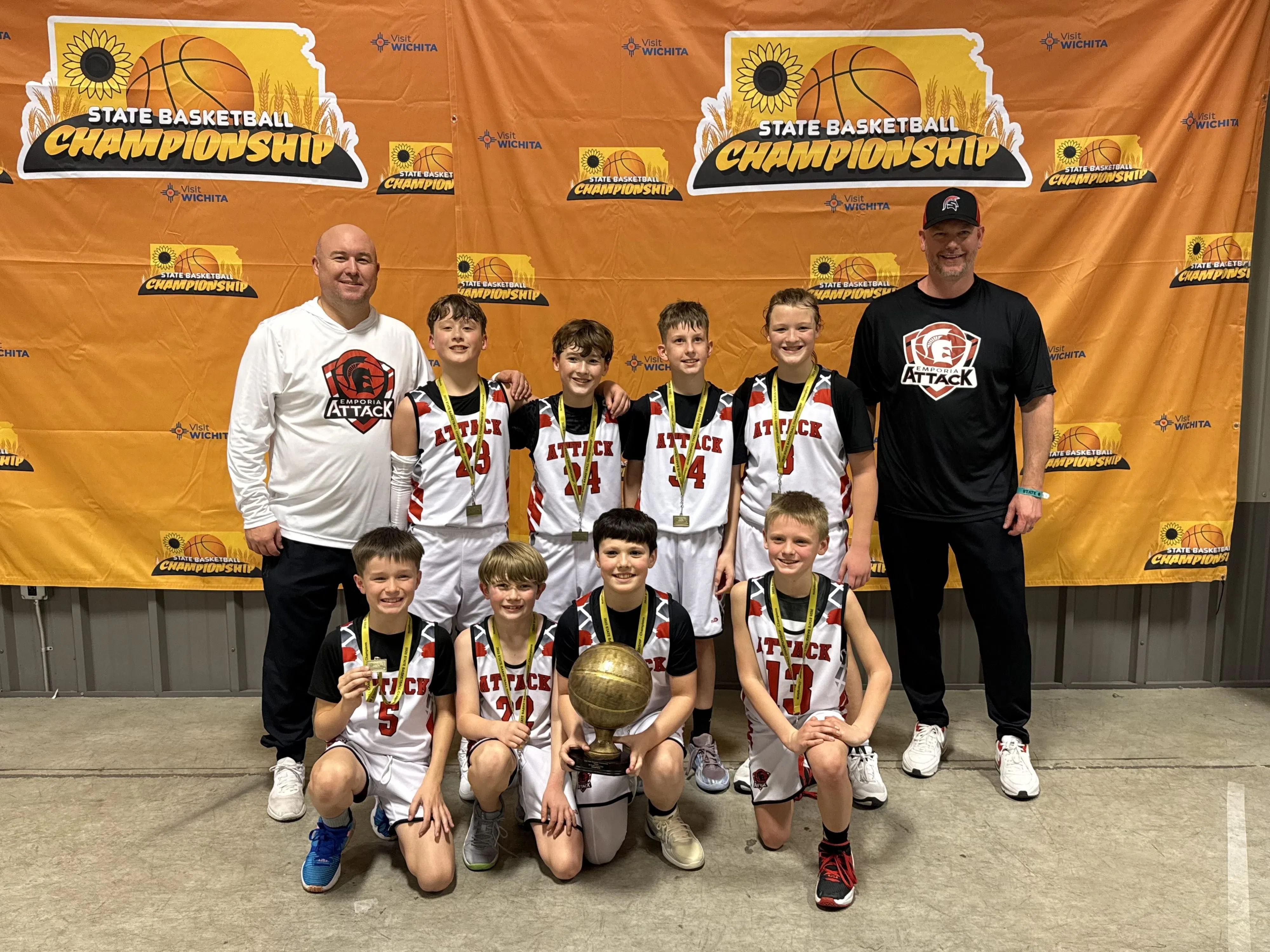 Emporia Attack 5th grade basketball team wins state championship