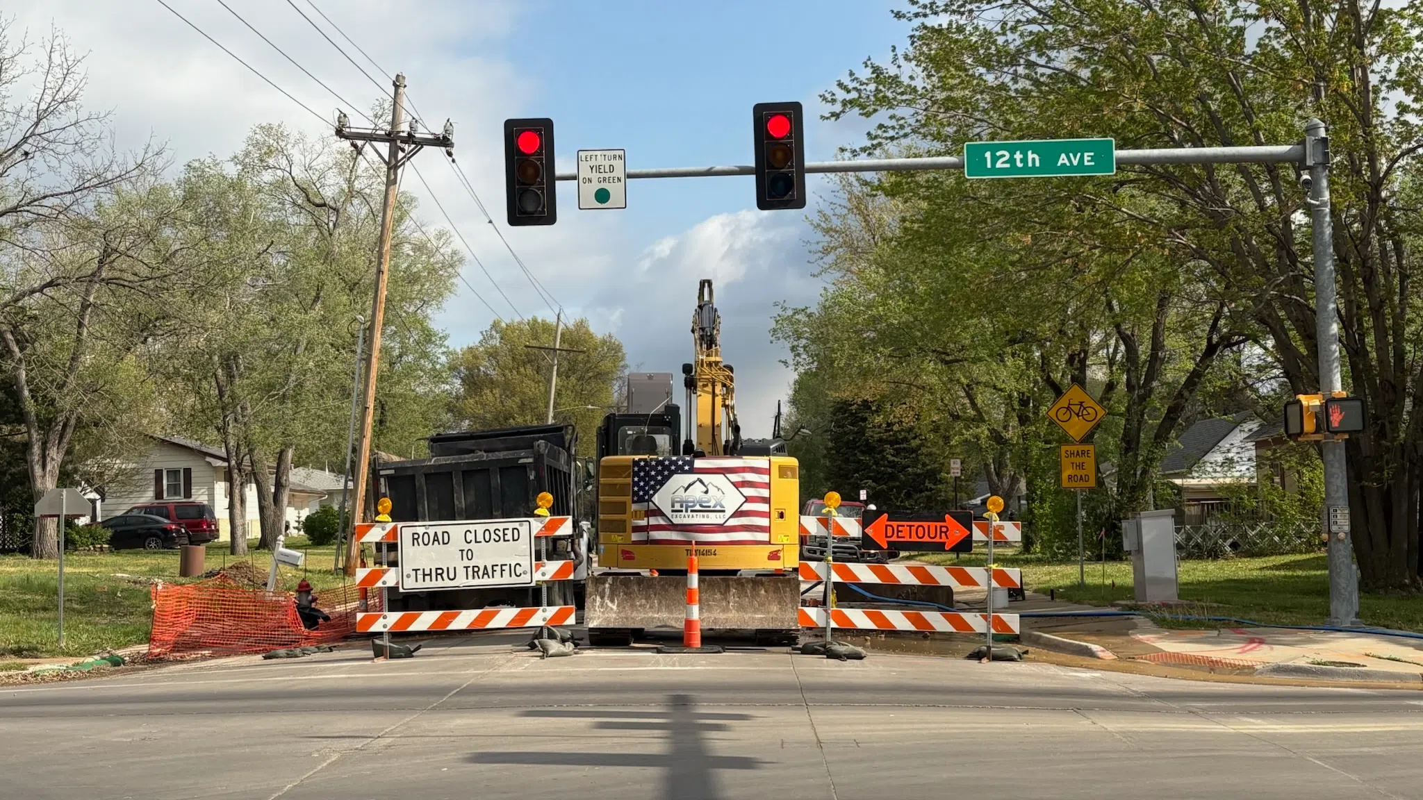24th and Prairie waterline replacement: City delaying reopening of 15th and Prairie following recent pressure test in intersection