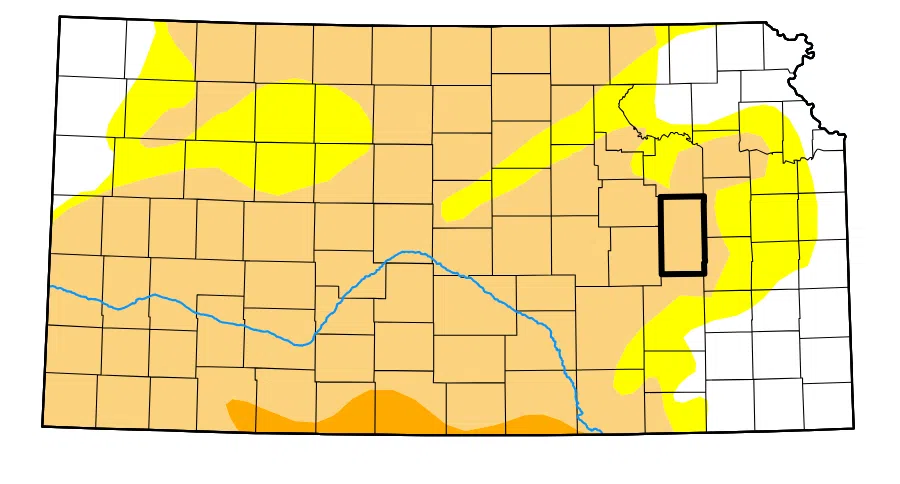 Moderate drought expands eastward