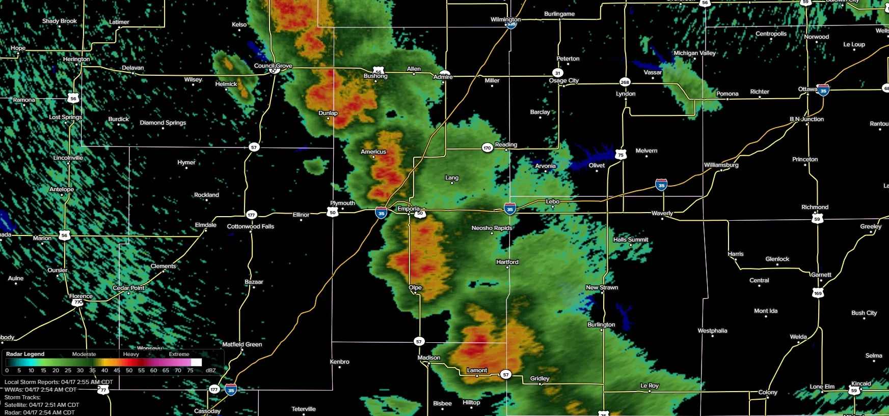 Record heat Thursday afternoon after scattered storms before sunrise