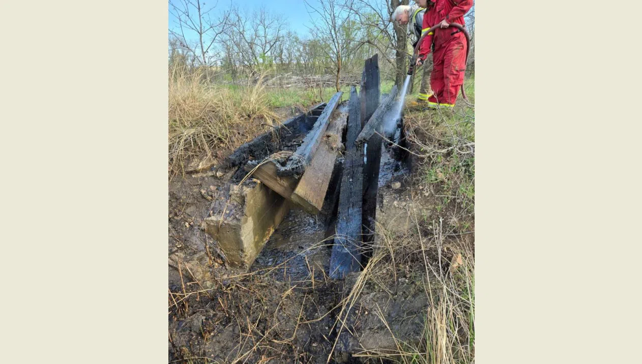 Fire destroys culvert in north Lyon County