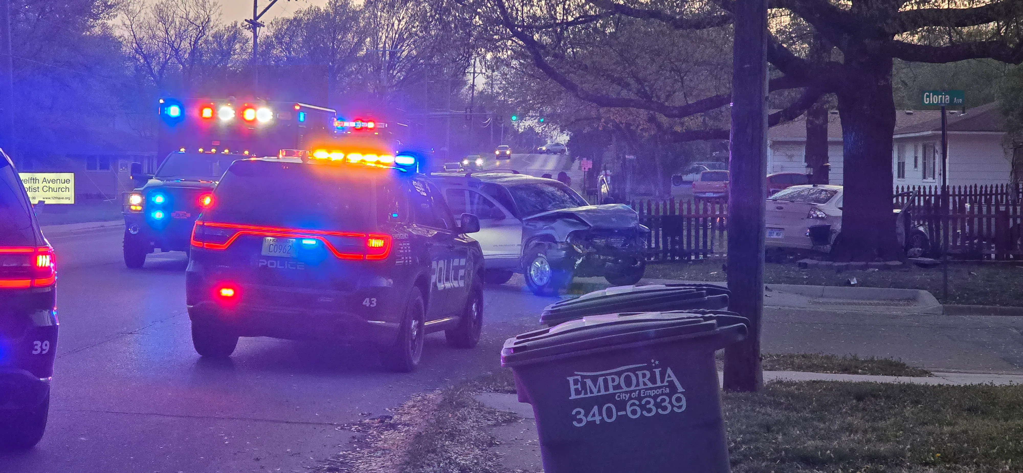 One to Newman following two vehicle collision in West Central Emporia Wednesday evening