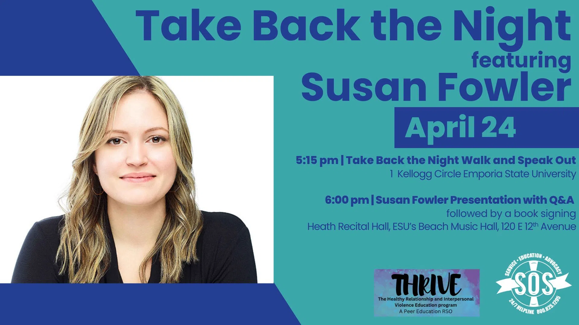 Take Back the Night coming Thursday