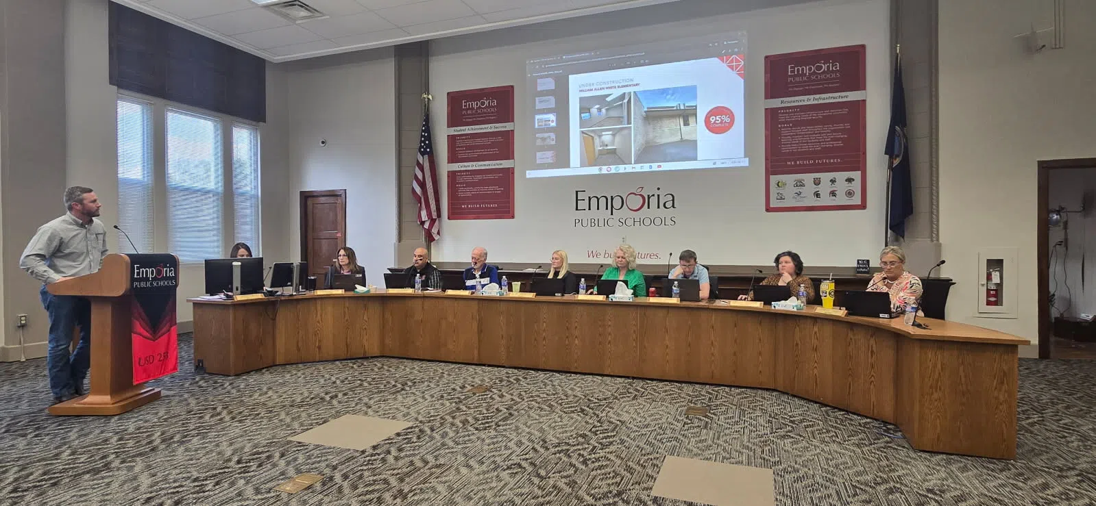 Building for the Future bond project essentially at an end according to report to USD 253 Board of Education Wednesday night