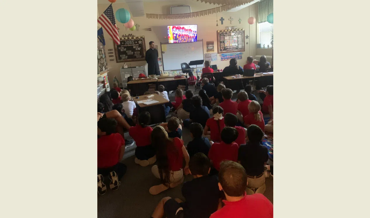 Sacred Heart students learn more about papal selection process as Leo XIV succeeds Francis