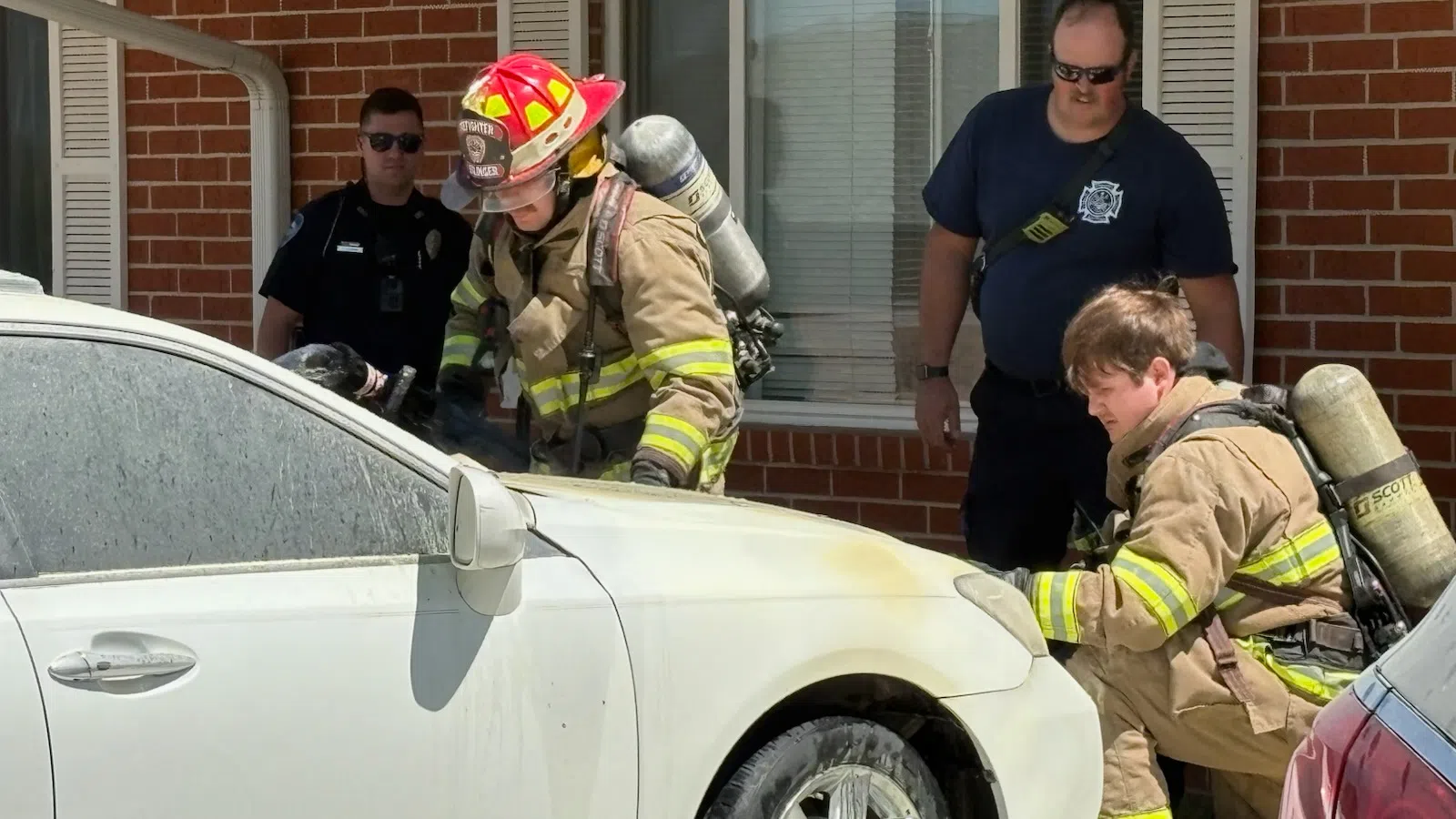 Investigation underway after vehicle fire near Emporia senior care facility