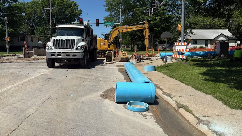 Work continues to handle 'spaghetti junction' of connections under 12th and Prairie as major waterline project nears end