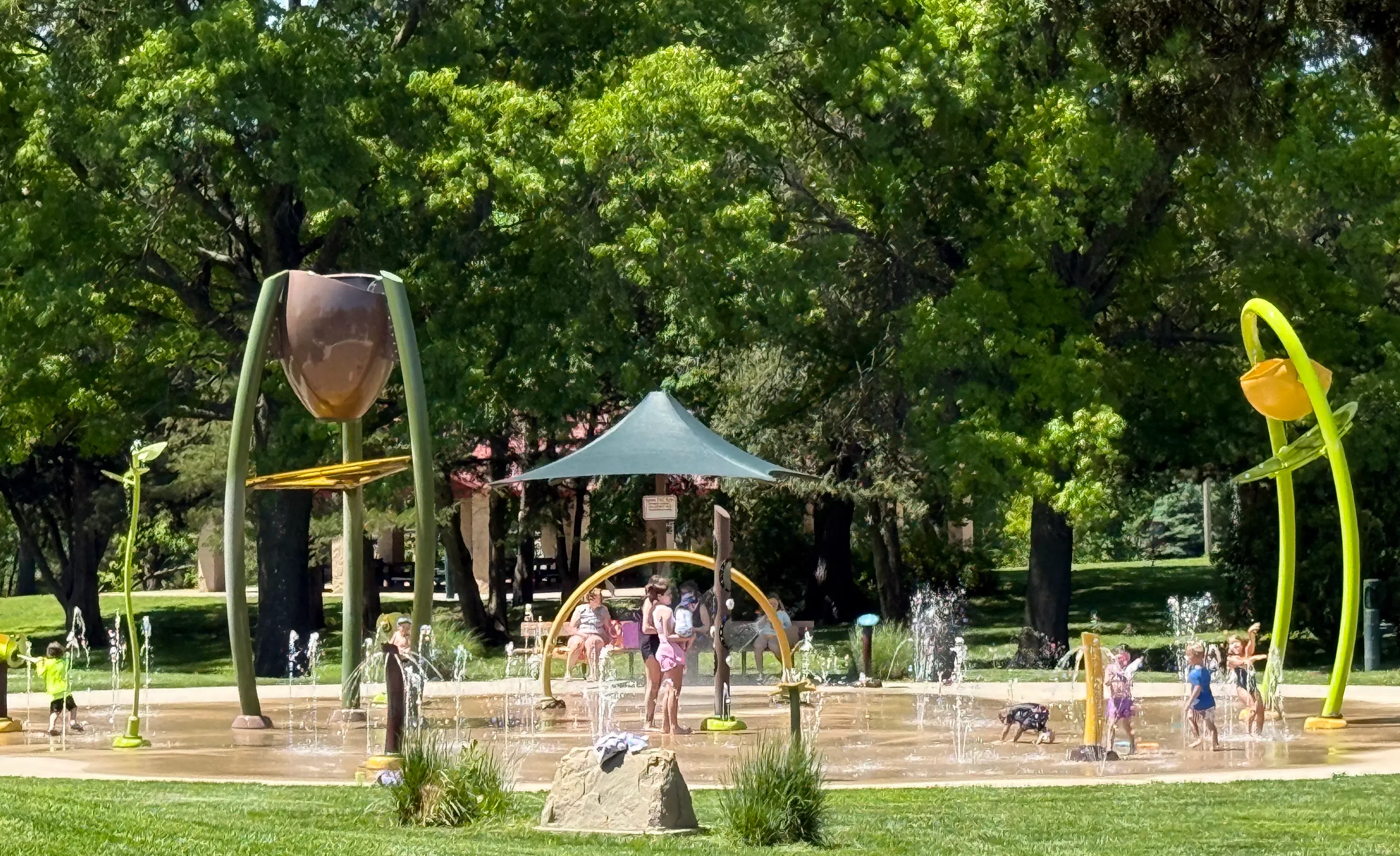 Peter Pan Park splash pad opens for season